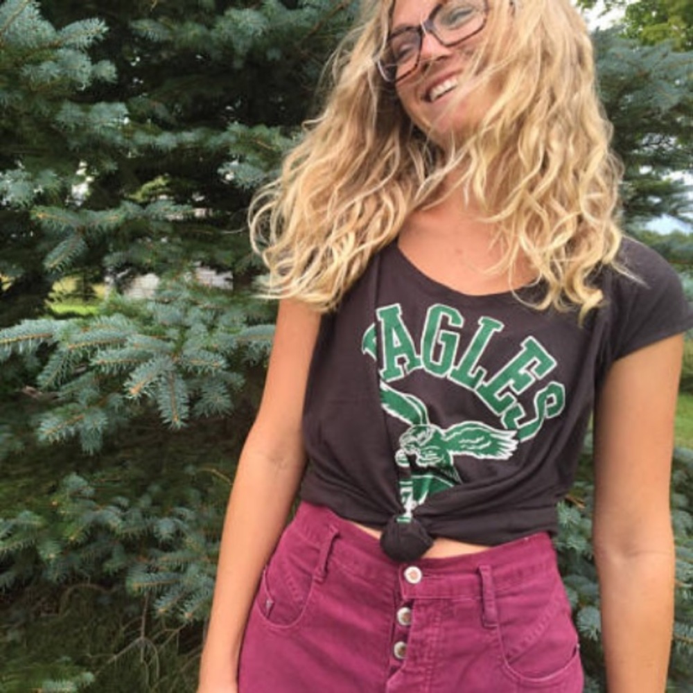 VINTAGE HIGH RISE JEANS >>> 6/8 Straight Leg 90's - Picture 2 of 6